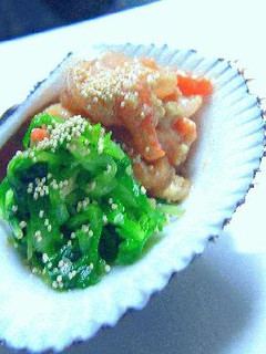 赤貝胡麻和え-レシピのメイン写真