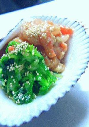 赤貝胡麻和え-レシピのメイン写真