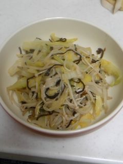 簡単☆塩昆布のたっぷり野菜炒め-レシピのメイン写真