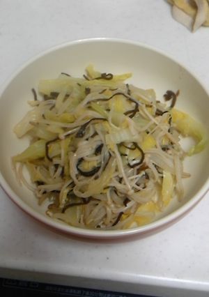 簡単☆塩昆布のたっぷり野菜炒め-レシピのメイン写真