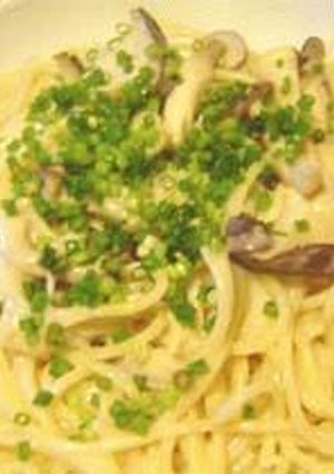 超簡単☆5分でできるきのこクリームパスタ-レシピのメイン写真