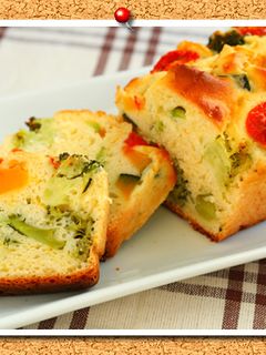 ホットケーキミックスとお豆腐でケークサレ-レシピのメイン写真