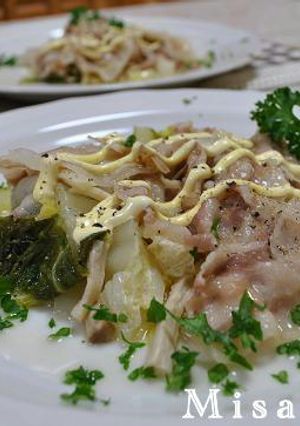 豚バラ肉と白菜の蒸し焼き-レシピのメイン写真