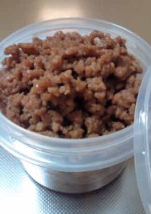 ご飯の友☆ミンチでそぼろ！-レシピのメイン写真