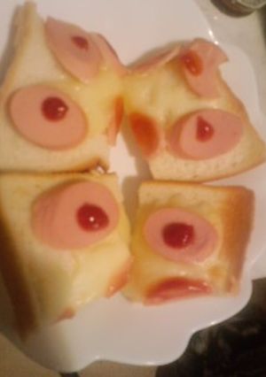 魚肉ソーセージチーズパン-レシピのメイン写真