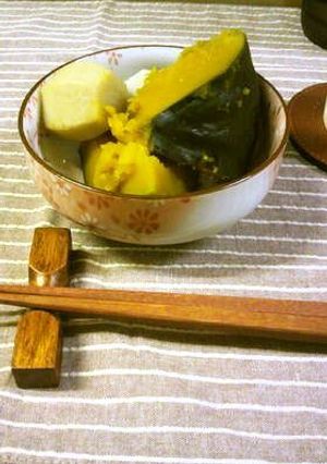 かぼちゃと里芋の【時短】田舎煮♪-レシピのメイン写真