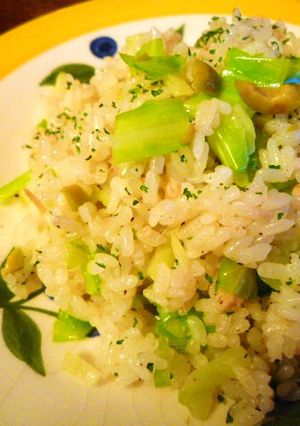 オリーブが美味い、ツナとキャベツの塩焼飯-レシピのメイン写真