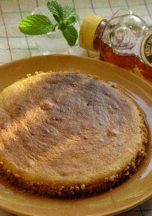 ゆずとはちみつのベイクドチーズケーキ-レシピのメイン写真