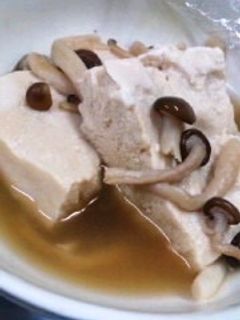 ☆高野豆腐としめじのしみじみ煮☆-レシピのメイン写真