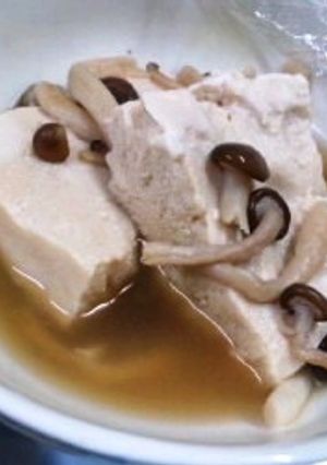 ☆高野豆腐としめじのしみじみ煮☆-レシピのメイン写真