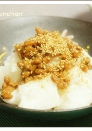 たたき長いもの納豆がけ-レシピのメイン写真
