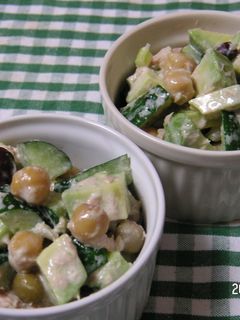 きゅうりのコロコロサラダ♪-レシピのメイン写真