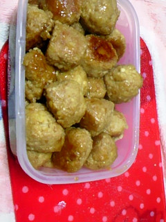 お弁当用冷凍おかず~豆腐のヘルシー肉団子-レシピのメイン写真