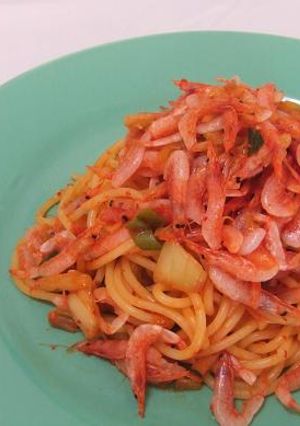 キムチ&桜エビのパスタ-レシピのメイン写真