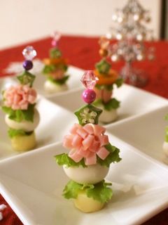 パーティーに♪クリスマスっぽいピンチョス-レシピのメイン写真