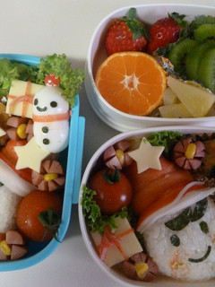 サンタのお弁当-レシピのメイン写真
