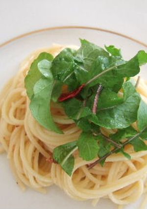 牛乳が隠し味☆ルッコラと酒盗のパスタ-レシピのメイン写真