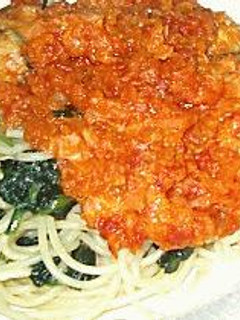 牡蠣とほうれん草のトマトスパゲティ☆-レシピのメイン写真