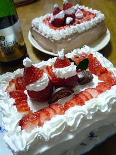 我が家のよくばりクリスマスケーキ♡-レシピのメイン写真