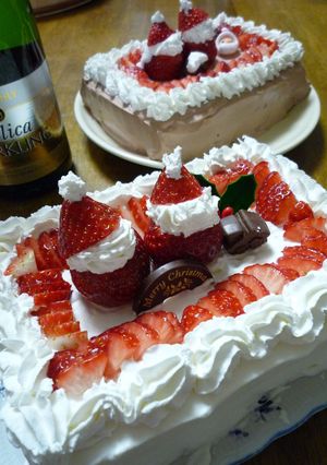 我が家のよくばりクリスマスケーキ♡-レシピのメイン写真