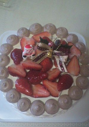 苺キラキラ★クリスマスケーキ-レシピのメイン写真