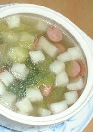 すごくおいしい！はんぺんのコンソメスープ-レシピのメイン写真