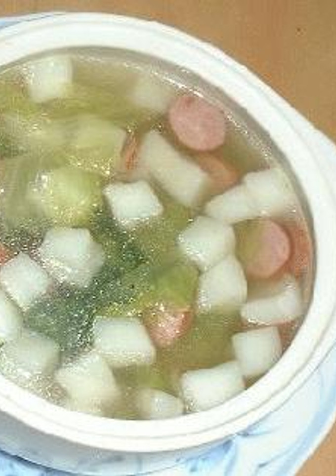 すごくおいしい！はんぺんのコンソメスープ-レシピのメイン写真