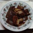豚バラ肉とこんにゃくの煮物
