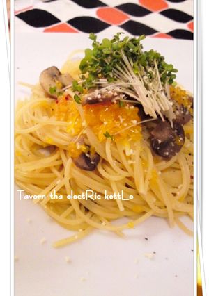 みかんとマッシュルームのパスタ-レシピのメイン写真