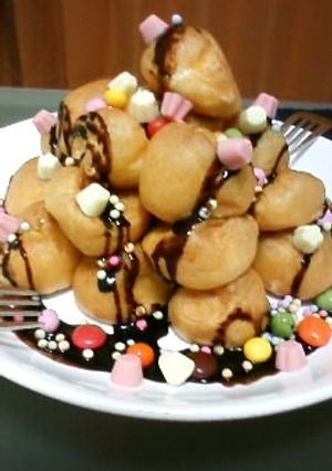 プロフィットロールのクリスマスツリー☆-レシピのメイン写真