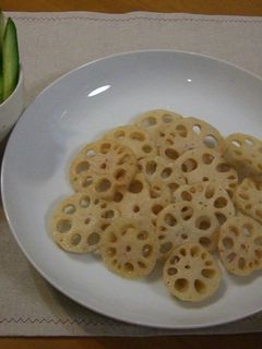 れんこんの素揚げ~♪-レシピのメイン写真