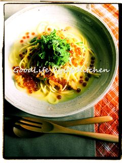 雲丹といくらのクリームスパゲティ-レシピのメイン写真