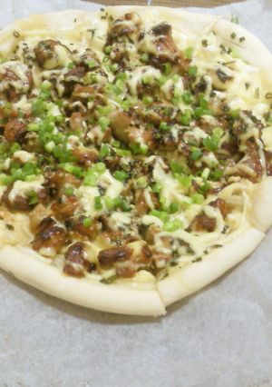 簡単！和風！照り焼きﾁｷﾝピザ！-レシピのメイン写真