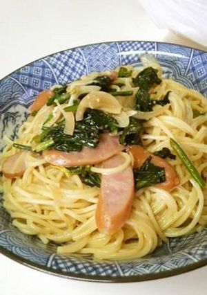 ポン酢マヨとゆず胡椒のほうれん草パスタ♪-レシピのメイン写真