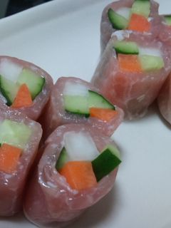 スティック野菜の生ハム巻き-レシピのメイン写真