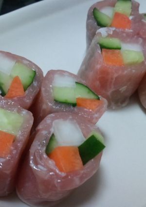 スティック野菜の生ハム巻き-レシピのメイン写真