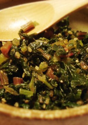 切・炒★ご飯にあう～！大根菜の味噌炒め-レシピのメイン写真