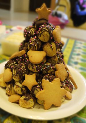 クリスマス★チョコシュークロカンブッシュ-レシピのメイン写真