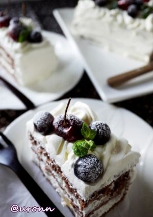 イチゴじゃないショートケーキ♪-レシピのメイン写真