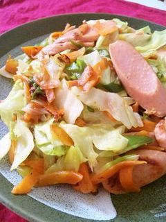魚肉ソーセージの野菜炒め-レシピのメイン写真