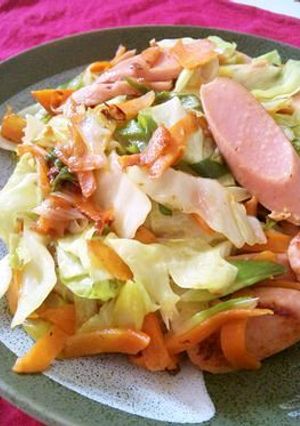 魚肉ソーセージの野菜炒め-レシピのメイン写真
