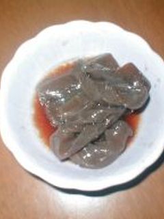 コンニャクの甘辛煮-レシピのメイン写真