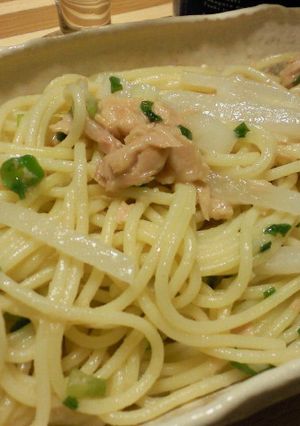 大根とツナの簡単手抜きクリームパスタ-レシピのメイン写真