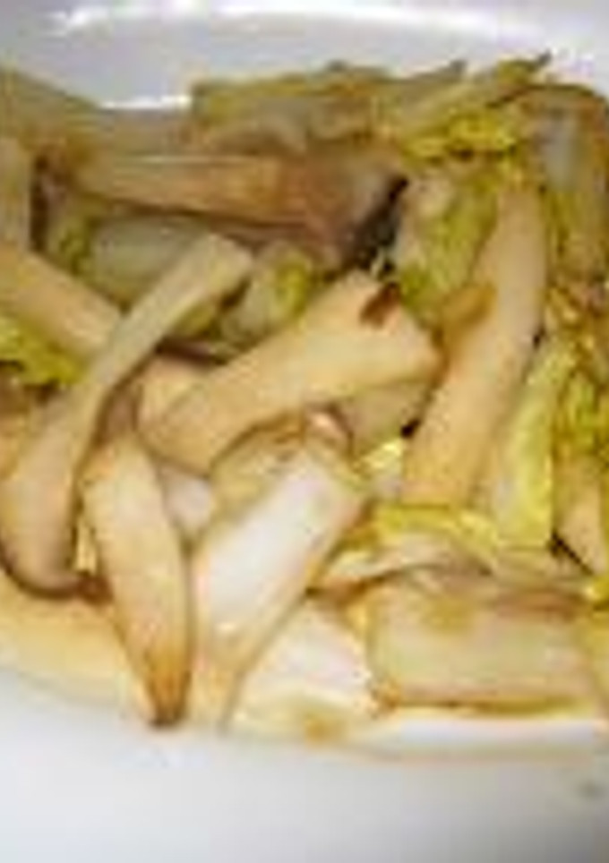 エリンギと白菜の炒め物-レシピのメイン写真