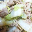 白菜と豚肉の柚子こしょう炒め☆