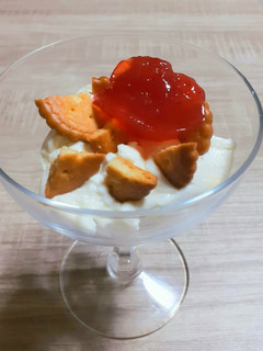 水切りヨーグルトで♪簡単レアチーズ気分-レシピのメイン写真