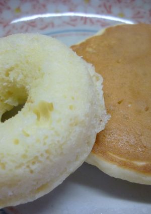 卵無　HMで一度にパンケーキ＆ドーナツ-レシピのメイン写真