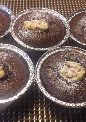 胡桃ちょこん♪チョコminiケーキ-レシピのメイン写真