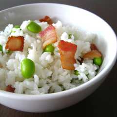 รูปของ お弁当に　簡単枝豆ごはん☆