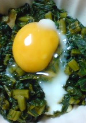 卵でまろやか大根の葉の煮物-レシピのメイン写真